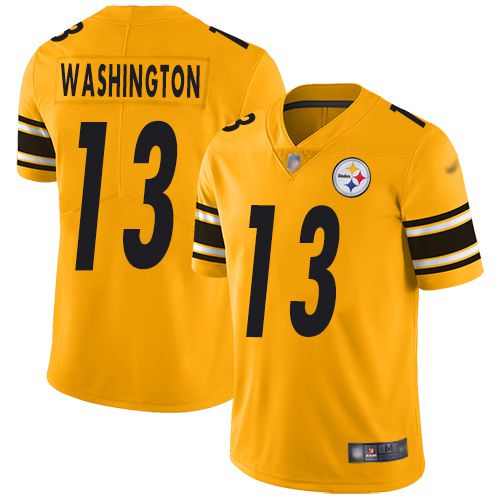 Men Pittsburgh Steelers #13 James Washington Nike Gold Inverted Legend NFL Jersey